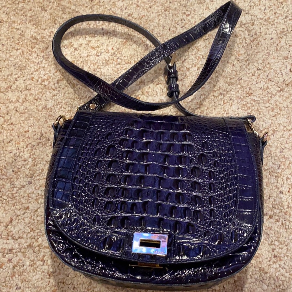 Brahmin Sonny Ink Melbourne leather bag
